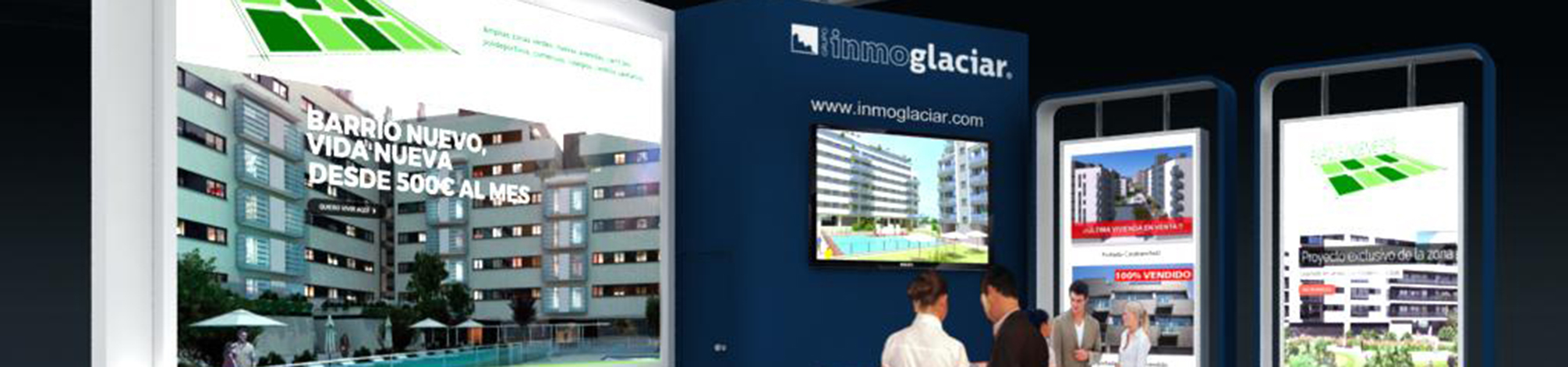 inmoglaciar stands ferias