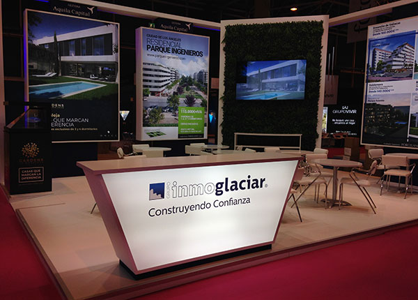 inmoglaciar montaje stands